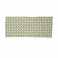 thumbnail image 2 of Ikat Neck Gaiter, Old Form Shapes Bundles, Unisex, Grey White Yellow, by Ambesonne, 2 of 3