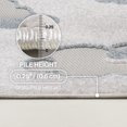 thumbnail image 4 of JONATHAN Y SCN105C-8 Hedwig High-Low Youth Cloud Scandi Ivory/Blue 8 ft. x 10 ft. Indoor/Outdoor Area Rug, 4 of 7