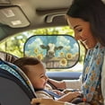 thumbnail image 2 of Yuyamidu Cow Car Window Sun Shades for Kids Sunflower Car Window Shades 2 Pack Car Side Window Sun Visor Lightweight Car Shade Protection from Heat and UV, 2 of 7