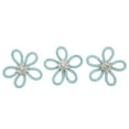 thumbnail image 3 of Shoe Brooch, Directly Attached Flower Shape Bottom Buckle Pin Cute Flower Brooch  For Clothing Matching For Daily Decoration White Mesh White Rhinestone,Pink Mesh Pink, 3 of 8