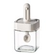 thumbnail image 1 of yuksok Seasoning Jar Clear Storage Jar Multifunction Container with Cover Spice Jar Gray, 1 of 9