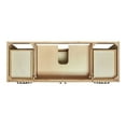 thumbnail image 5 of Ariel Kelly 61 Inch Single Rectangle Sink Bathroom Vanity With Pure White Quartz Countertop 1.5 Inch Edge In White Oak, 5 of 12