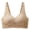 Coffee, variant on Seamless Everyday Bras - Women's Solid Color Lace Sling Seamless Bra with Removable Pads Everyday Bras Red M