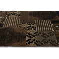 thumbnail image 6 of Handcraft Rugs - Abstract Area Rug Modern Contemporary Floral and Patchwork Geometric Design Chocolate Brown / Beige / Mocha / 7.8 ft.by 10 ft., Chocolate, 6 of 8