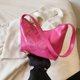 thumbnail image 5 of Bolso de mano para mujer y niña, bolso de hombro con estampado de mariposas Y2K, embrague femenino (rosa), 5 of 7