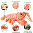 thumbnail image 5 of Electric Jumping Cat Toys, Simulation Lobster Dog Toy, USB Charging with Catnip Plush Cat Toy, Pet Dog Cats Stuffed,B, 5 of 5