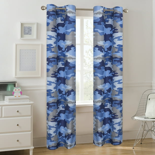 Mainstays Kids Aviator Room Darkening Coordinating Single Curtain Panel Walmart Com Walmart Com