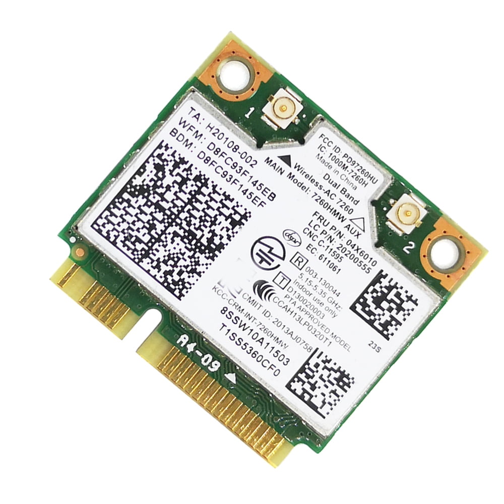 Fosa 2.4/ 5G Dual-Band Bluetooth WIFI Wireless PCI-E Card etc. Support Lenovo IBM with Intel 6300AGN Chip for Y460/ Y560/ Y470/ Y570/ X201