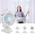 thumbnail image 3 of Ventilador pequeño recargable - Azul cielo Xemadio 220111-2, 3 of 9