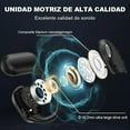 thumbnail image 6 of Ipx5 Waterproof Bluetooth Earbuds, True Powerful Bluetooth 5.4 Open Ear Earbuds, Ipx5 Waterproof, Intelligent Touch Screen Open Earphones, Non Ear Headphones (Black*2pcs), 6 of 8