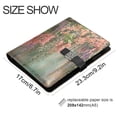 thumbnail image 3 of Leather Notebook with Pen Holder Writing Notepad Includes 100 Pages Lined Journal Enchanted Flowers Painting, 3 of 6