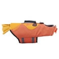 thumbnail image 4 of Pet Summer Swimsuit Yellow Clownfish Reflective Life Jacket Orange Medium, 4 of 9