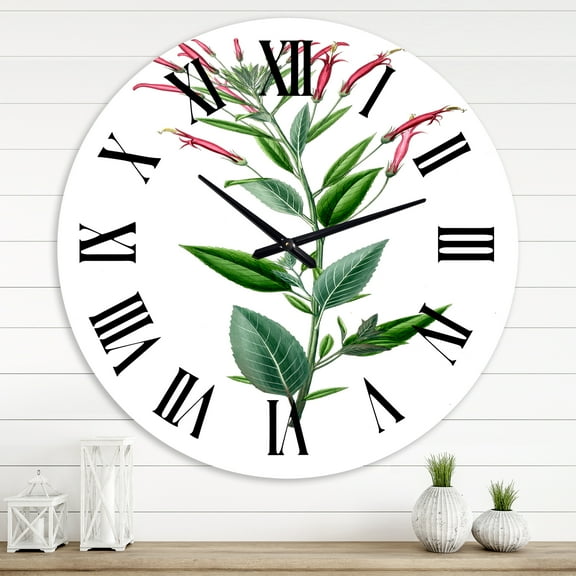 Designart 1 in Quartz Traditional Wall Clock