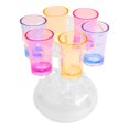 thumbnail image 2 of Dispensador y soporte de 6 vasos de , dispensador de de barra de , dispensador de cóctel para llenar líquidos, herramienta para color mezclado Soledad dispensador de bebidas, 2 of 9