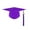 Purple, variant on Clearance Children's Soft Hats Tassel Unisex Years Girls Hat Size Kindergarten Cap Elastic Preschool Graduation with 2022 Boys Adjustable Band Kids Hats Caps (,Purple)