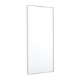 thumbnail image 5 of DecMode 14" x 30" White Wall Mirror with Thin Frame, 5 of 7