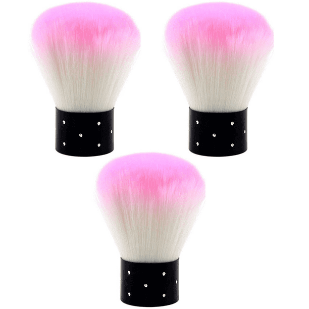 Cepillo de limpieza de polvo para decoración de uñas, cepillo de limpieza suave para uñas acrílicas y UV, cepillo limpiador de polvo para uñas, herramientas para decoración de uñas Jormftte CPB-DE-LYY200-2