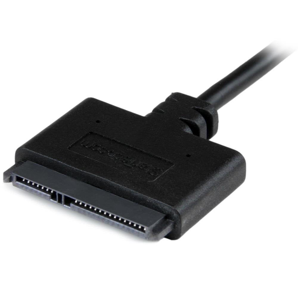 StarTech USB3S2SAT3CB USB 3.0 to 2.5" SATA III Hard Drive Adapter Cable w/ UASP - SATA to USB 3.0 Converter for SSD/HDD - Hard Drive Adapter Cable