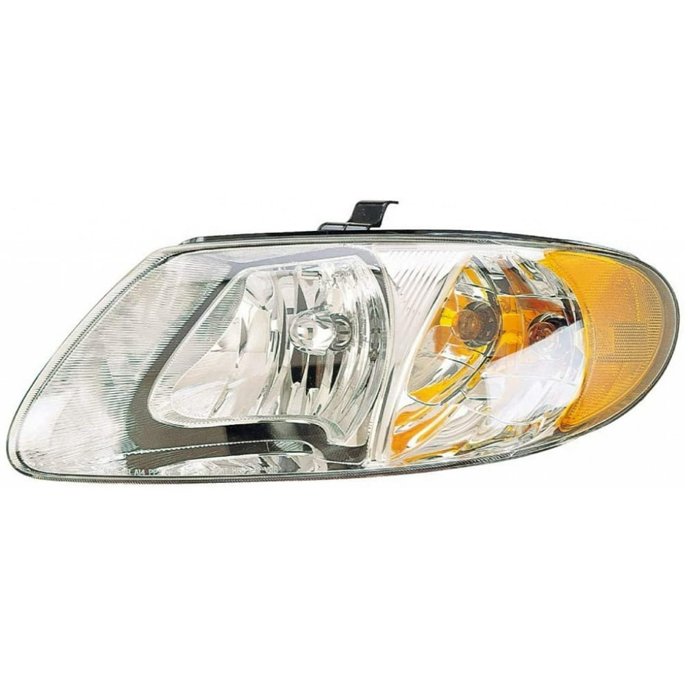 CarLights360: For 2005 2006 2007 CHRYSLER TOWN & COUNTRY Headlight Assembly Driver Side w/ Bulbs 2006 Town And Country Headlight Bulb Size