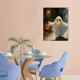 thumbnail image 2 of ZFLMY Ghost Pumpkin Alley Canvas Wall Art Decor For Home Living Room Bedroom Office, Halloween Wall Pictures, Perfect Gift for Holiday Season, Easy to Hang and Waterproof, 12x16/16x20 Inches 12x16in, 2 of 5