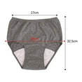 thumbnail image 2 of Xingzhi Soft Men Incontinence Underwear Urine for Sleeping Long Time Driving Adult Light Grey M, 2 of 9
