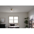 thumbnail image 4 of Kichler 300032MWH Volos Contemporary 48" Ceiling Fan With Light In Matte White, 4 of 7
