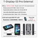 thumbnail image 5 of Placa de Desarrollo de Extensión Externa T-Display-S3-Pro ESP32-S3, Pantalla LCD Táctil de 2,33 Pulgadas con WiFi y Bluetooth., 5 of 5