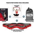 thumbnail image 2 of Stretching Strap With Loops - Non Elastic Stretch Band For Physical Therapy, Yoga Strap For Stretching Equipment, Stretch Bands For Exercise And Flexi, 2 of 5