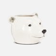 thumbnail image 1 of Linen Chest Polar Bear Planter, 1 of 2