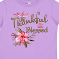 thumbnail image 4 of Inktastic Thankful and Blessed Inspirational Saying with Pink Flowers Boys or Girls Toddler T-Shirt, 4 of 5
