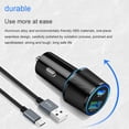 thumbnail image 3 of Luxsea Car Charger Adapter - 3.0 Portable USB w/Fast Charge Technology & Dual Ports - Compatible w/Apple iPhone, Android, Tablet or Other USB Device, 3 of 9