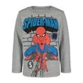 thumbnail image 5 of Marvel Spider-Man Little Boys 2 Pack Long Sleeve T-Shirts Toddler to Big Kid, 5 of 5