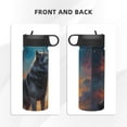 thumbnail image 3 of Pofeuu Moonlit Night Sky Wolf Print 18oz Sports Insulated Kettle, Sports Bottle Water Bottles For Men Women For Gym Hiking Camping Running Mountain Bike Outdoor Sports, 3 of 8