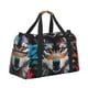 thumbnail image 2 of Disketp Tie-Dye Wolf Head Bolsa de Viaje Tipo Duffle, Bolso de Mano para Fin de Semana para Mujer, Bolsa de Gimnasio Ligera para Hombre, Esencial para Viajes, 2 of 7