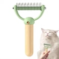 thumbnail image 1 of Cepillo para Rastrillo de Capa Inferior, Peines para Gatos para el Cuidado de Gatos de Pelo , Rastrillo de Capa Inferior de Doble Cara, Rastrillo para Desenredar Mascotas A, 1 of 10
