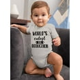thumbnail image 2 of Smartprints Infants Graphic Tee - World's Cutest Tax Deduction - Regular Fit 100% Cotton, 2 of 4