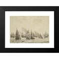 thumbnail image 2 of Willem van de Velde the Elder 14x11 Black Modern Framed Museum Art Print Titled - The Battle of Livorno (Leghorn) (C. 1659 - C. 1699), 2 of 5