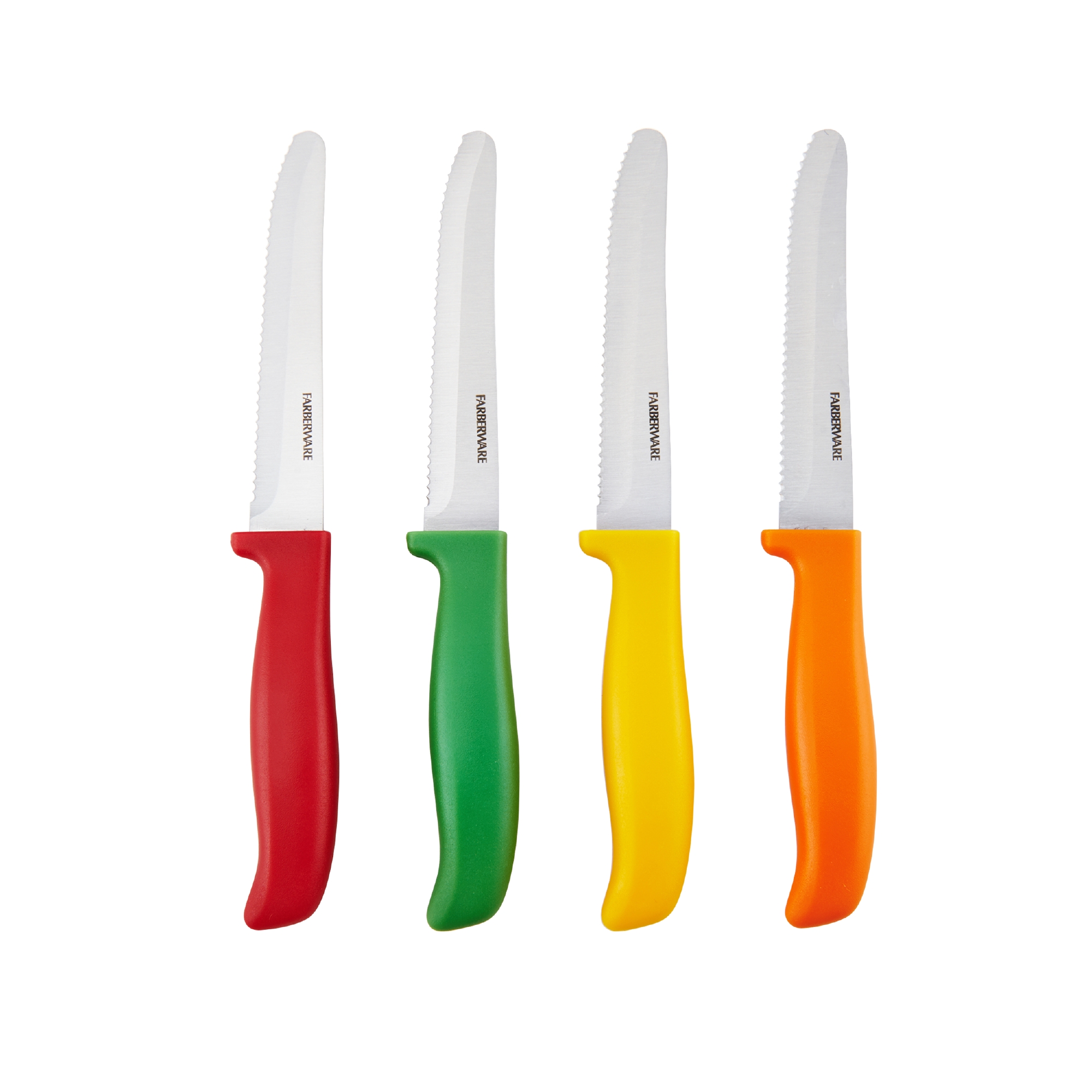 Farberware Fresh 4Piece Colorful 4 Inch Steak Knife Set