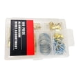thumbnail image 3 of 100pcs Picture Hanging Kit Wooden Frame Wall Mounting Hooks Nails Picture Hanging Wire Kit, 3 of 9