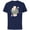Navy, variant on Star Wars The Mandalorian Grogu Floating Pod Digital Galaxy - Short Sleeve Cotton T-Shirt for Adults - Customized-Navy