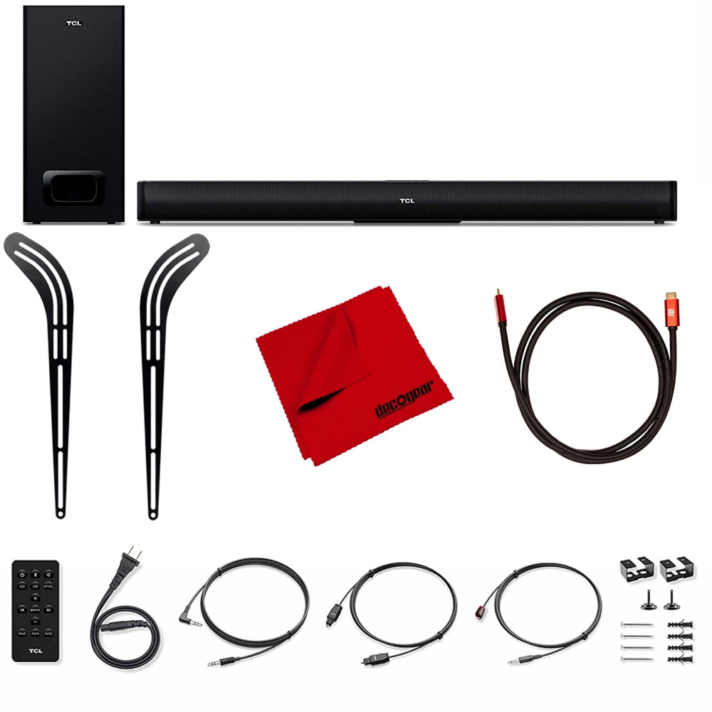 TCL Alto 5+ 2.1 Channel Sound Bar with Wireless Subwoofer and