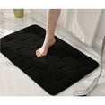 thumbnail image 3 of Maytalsory Quick-drying Bathroom Rugs Exquisite Crafted For Easy Cleaning Toilet Rugs Bath Mat Carpets Grey 1 Pc, 3 of 6