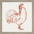 thumbnail image 2 of Great Art Now Cottage Rooster B by Sue Schlabach, 2 Piece Framed Art Set Each 13"W x 13"H, 2 of 3