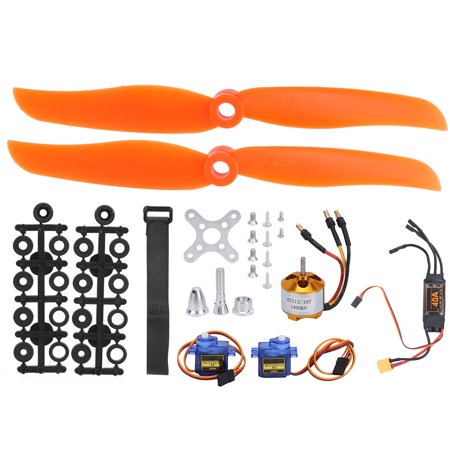 Avión RC A2217 2300KV Motor SG90 9G Servo 40A ESC 6035 Kit de hélice