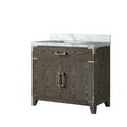 thumbnail image 4 of Harbor 36 in W x 22 in D Brown Oak Single Bath Vanity and Carrara Marble Top, 4 of 7