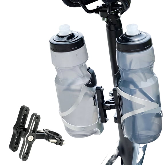 Bike Seat Post Mount Bottle Holder Adapter,Universal Water Bottle Cage Holder for MTB,Road Bike,Ebike