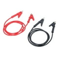 thumbnail image 3 of Dual Ended  Clips, 1Set High Pressure Resistant  Clip Test Leads Brass + Silicone  For Voltage Tester, 3 of 8