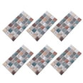 thumbnail image 1 of Placa Para Salpicaduras De Piedra Sintética Para Despegar Y Pegar, Azulejos De Pared De PVC Con Apariencia De Mármol, Azulejos De Mosaico De Metal Dorado Mixto De PVC Con, 1 of 7