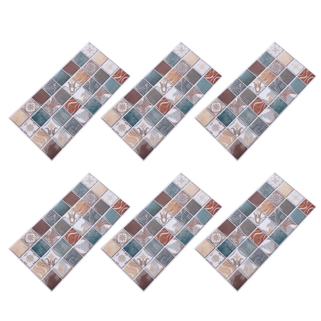 Placa Para Salpicaduras De Piedra Sintética Para Despegar Y Pegar, Azulejos De Pared De PVC Con Apariencia De Mármol, Azulejos De Mosaico De Metal Dorado Mixto De PVC Con