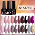 thumbnail image 1 of LILYCUTE Juego de manicura 36W Lámpara UV Juego de uñas 10 colores Semipermanente Juego de esmaltes de gel para uñas con capa superior para base Soak Off Lámpara LED UV zhangmengya LED, 1 of 2